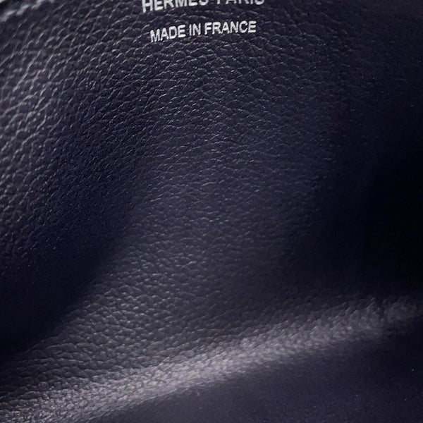 エルメス 長財布 パッサン ロング ブルーインディゴ/オンブレ/シルバー金具 エバーグレイン/リザード A刻印 HERMES