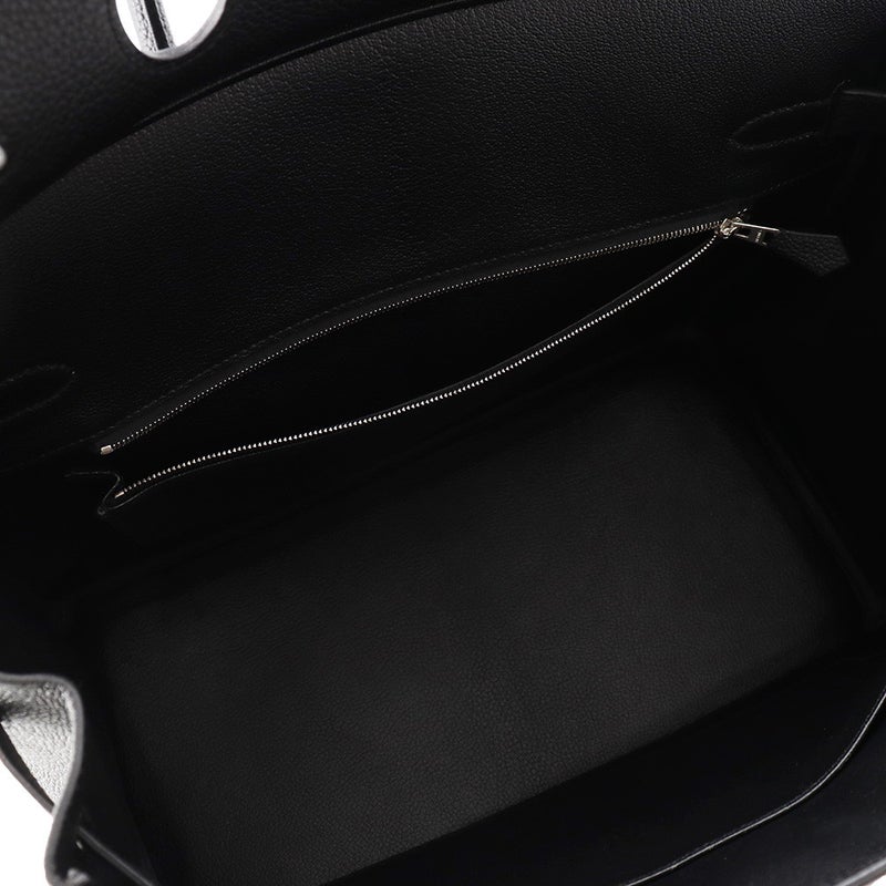 エルメス バーキン35 ブラック/シルバー金具 トゴ K刻印 HERMES Birkin ハンドバッグ 黒