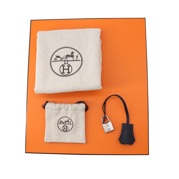 エルメス バーキン25 ブルーニュイ/シルバー金具 トゴ G刻印 HERMES Birkin ハンドバッグ