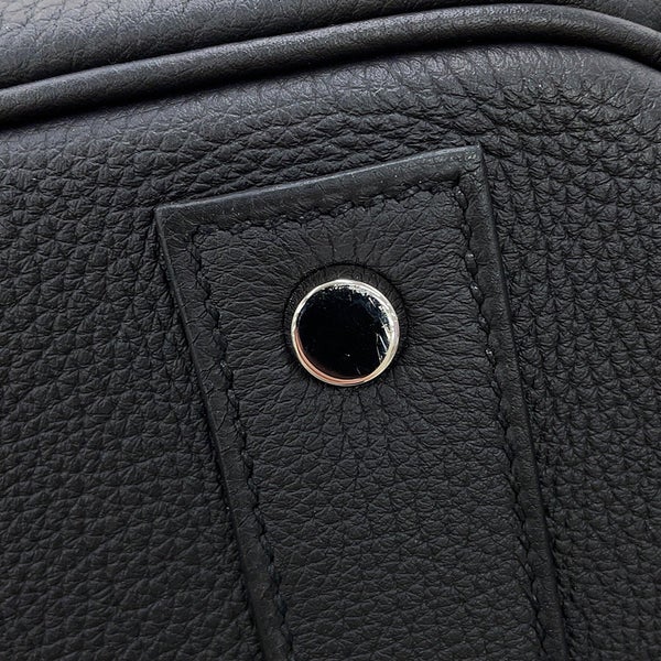 エルメス ハンドバッグ オータクロア40 トリコロール ブラック/ゴールド/ブルーロワイヤル/シルバー金具 トゴ W刻印 HERMES