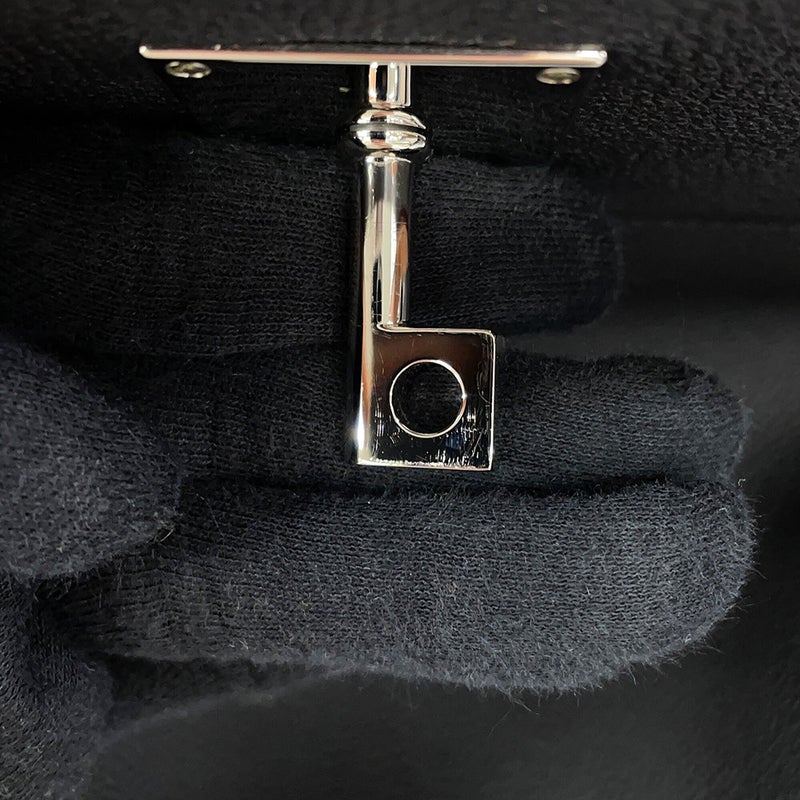 エルメス ハンドバッグ オータクロア40 トリコロール ブラック/ゴールド/ブルーロワイヤル/シルバー金具 トゴ W刻印 HERMES