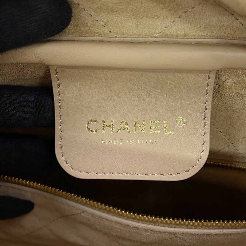 シャネル ショルダーバッグ ココマーク ラージ ボーリングバッグ カーフレザー AS6211 CHANEL