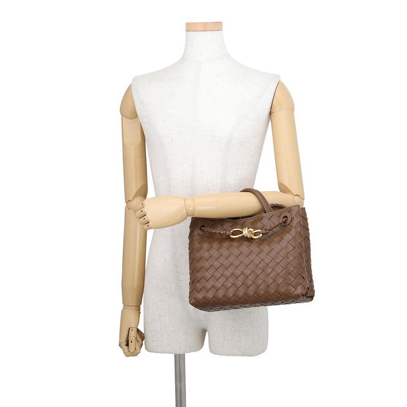 ボッテガヴェネタ ハンドバッグ イントレチャート アンディアーモ スモール ラムスキン 766014 BOTTEGA VENETA 3way