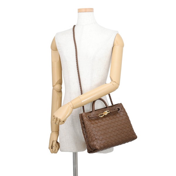 ボッテガヴェネタ ハンドバッグ イントレチャート アンディアーモ スモール ラムスキン 766014 BOTTEGA VENETA 3way