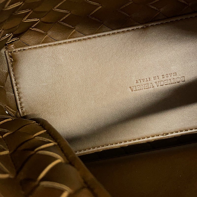 ボッテガヴェネタ ハンドバッグ イントレチャート アンディアーモ スモール ラムスキン 766014 BOTTEGA VENETA 3way