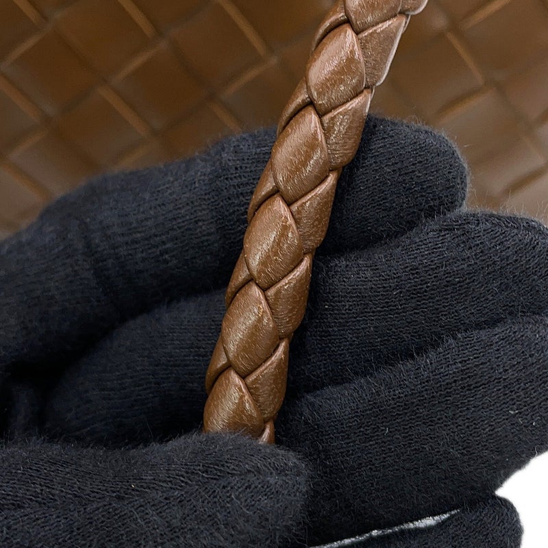 ボッテガヴェネタ ハンドバッグ イントレチャート アンディアーモ スモール ラムスキン 766014 BOTTEGA VENETA 3way
