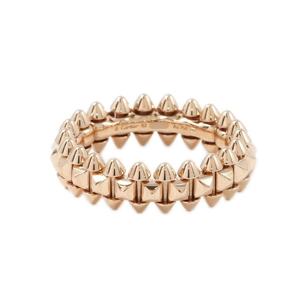 Cartier クラッシュリング 52 smピンクゴールド カルティエ リング クラッシュ ドゥ カルティエ SM K18PGピンク