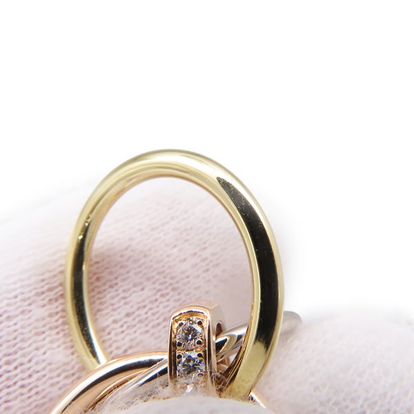 カルティエ ネックレス トリニティ ペンダント ダイヤモンド 5P K18YG/K18PG/K18WG B7058700 Cartier Trinity