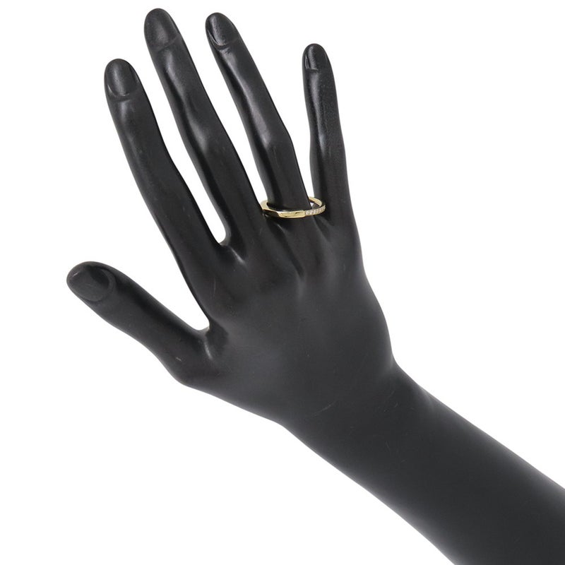 ティファニー リング ロック リング ダイヤモンド 計0.15ct K18YGイエローゴールド サイズ約13号 Tiffany&Co. 指輪