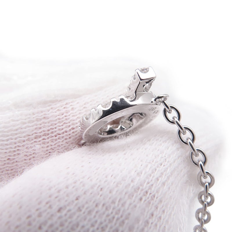 エルメス ブレスレット フィネス ダイヤモンド 18P 計0.55ct K18WGホワイトゴールド サイズST HERMES ジュエリー
