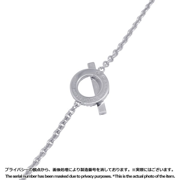 エルメス ブレスレット フィネス ダイヤモンド 18P 計0.55ct K18WGホワイトゴールド サイズST HERMES ジュエリー