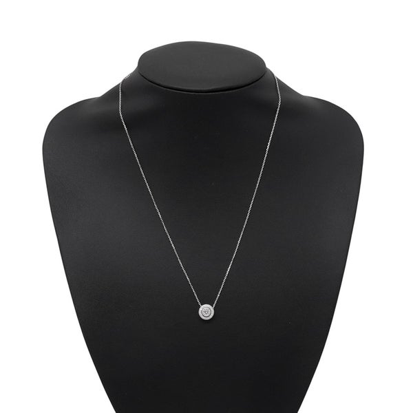 カルティエ ネックレス ダムール パヴェ ダイヤモンド 中石0.26ct K18WGホワイトゴールド N7424316 Cartier GIA鑑定書付き ペンダント