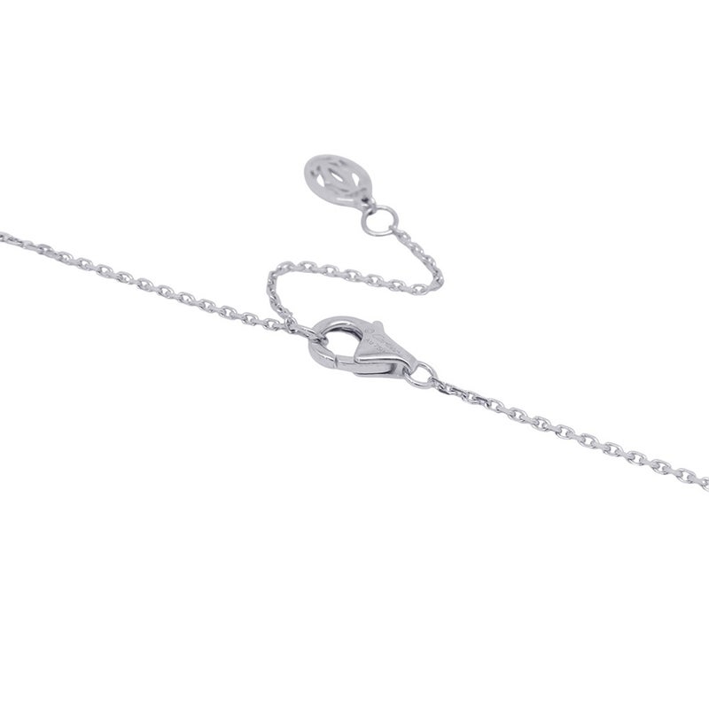 カルティエ ネックレス ダムール パヴェ ダイヤモンド 中石0.26ct K18WGホワイトゴールド N7424316 Cartier GIA鑑定書付き ペンダント