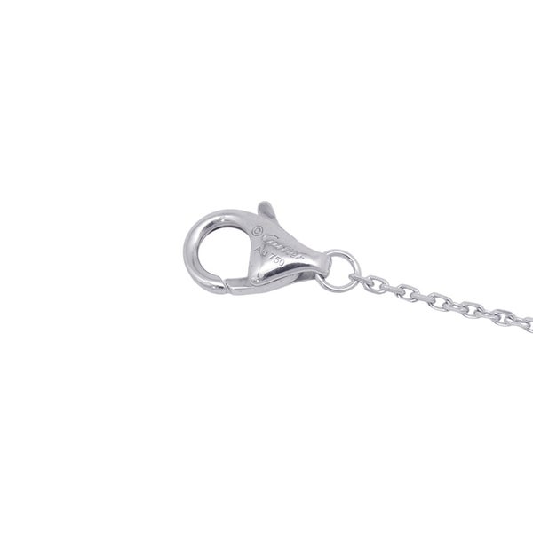 カルティエ ネックレス ダムール パヴェ ダイヤモンド 中石0.26ct K18WGホワイトゴールド N7424316 Cartier GIA鑑定書付き ペンダント