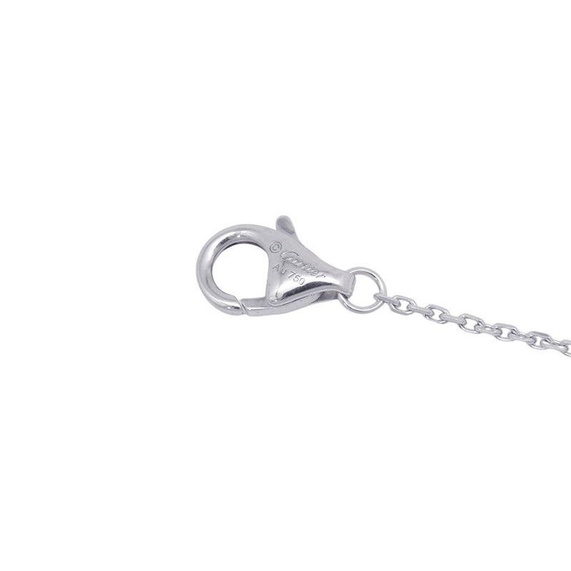 カルティエ ネックレス ダムール パヴェ ダイヤモンド 中石0.26ct K18WGホワイトゴールド N7424316 Cartier GIA鑑定書付き ペンダント