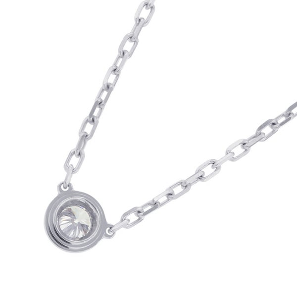 カルティエ ネックレス ダムール SM スモールモデル ダイヤモンド 1P 0.09ct K18WGホワイトゴールド B7215900 Cartier ペンダント