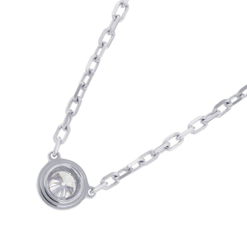 カルティエ ネックレス ダムール SM スモールモデル ダイヤモンド 1P 0.09ct K18WGホワイトゴールド B7215900 Cartier ペンダント