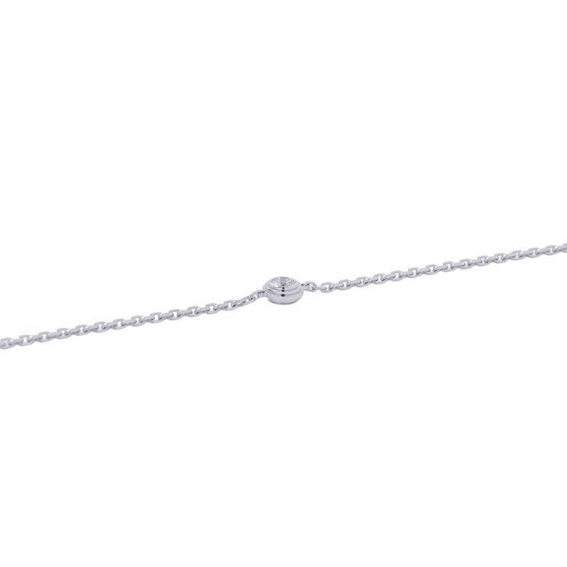 カルティエ ブレスレット ダムールXS ミニモデル ダイヤモンド 1P 0.04ct K18WGホワイトゴールド B6045517 Cartier