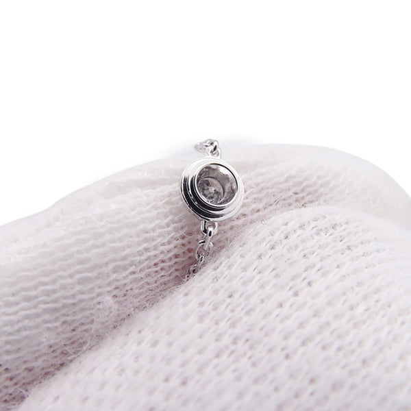 カルティエ ブレスレット ダムールXS ミニモデル ダイヤモンド 1P 0.04ct K18WGホワイトゴールド B6045517 Cartier