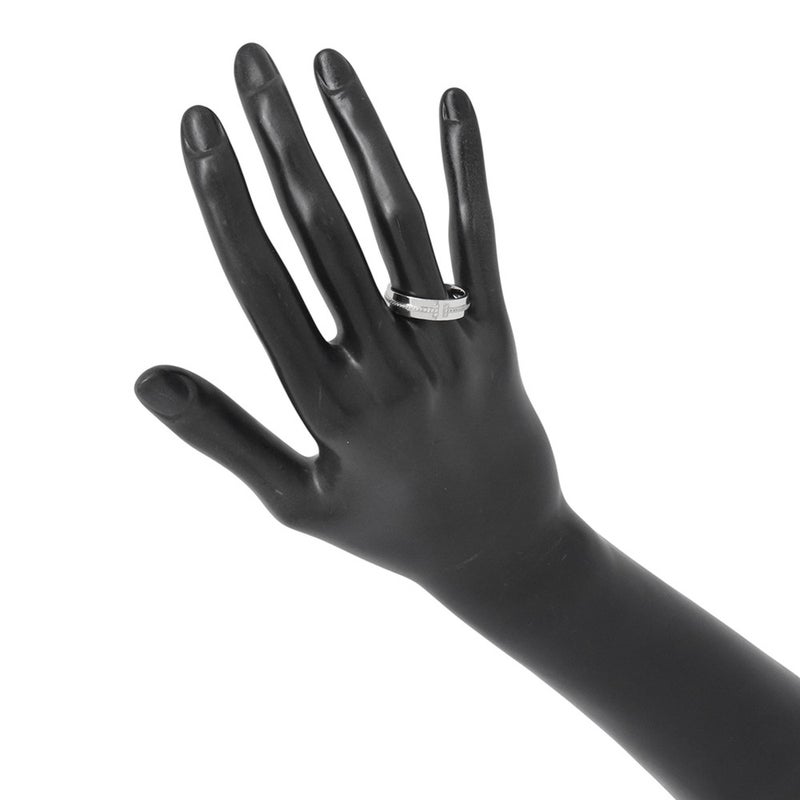 ティファニー リング Tワイド ダイヤモンド K18WGホワイトゴールド リングサイズ約19号 Tiffany&Co. 指輪