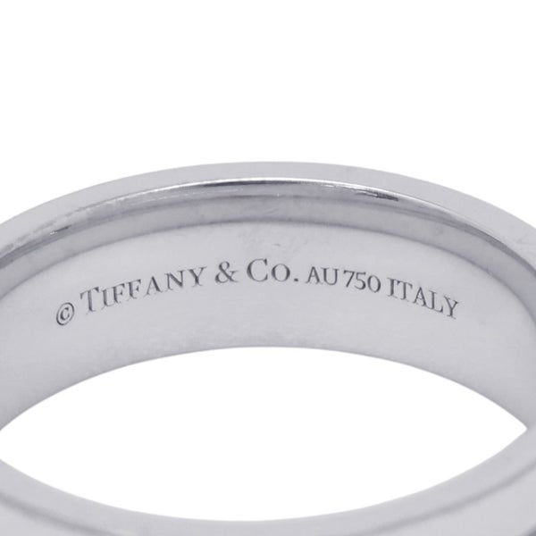 ティファニー リング Tワイド ダイヤモンド K18WGホワイトゴールド リングサイズ約9号 Tiffany&Co. 指輪