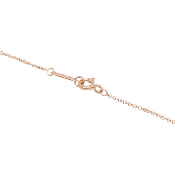 ティファニー ネックレス ペーパー フラワー ローズカット ダイヤモンド パヴェダイヤ K18PGピンクゴールド Tiffany&Co. ペンダント