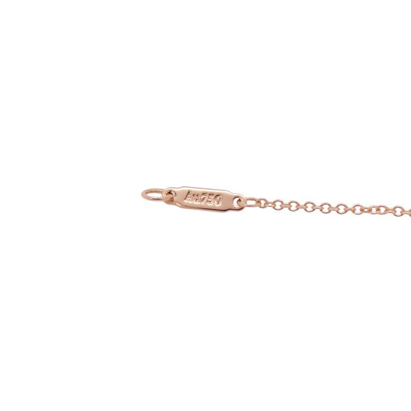 ティファニー ネックレス ペーパー フラワー ローズカット ダイヤモンド パヴェダイヤ K18PGピンクゴールド Tiffany&Co. ペンダント