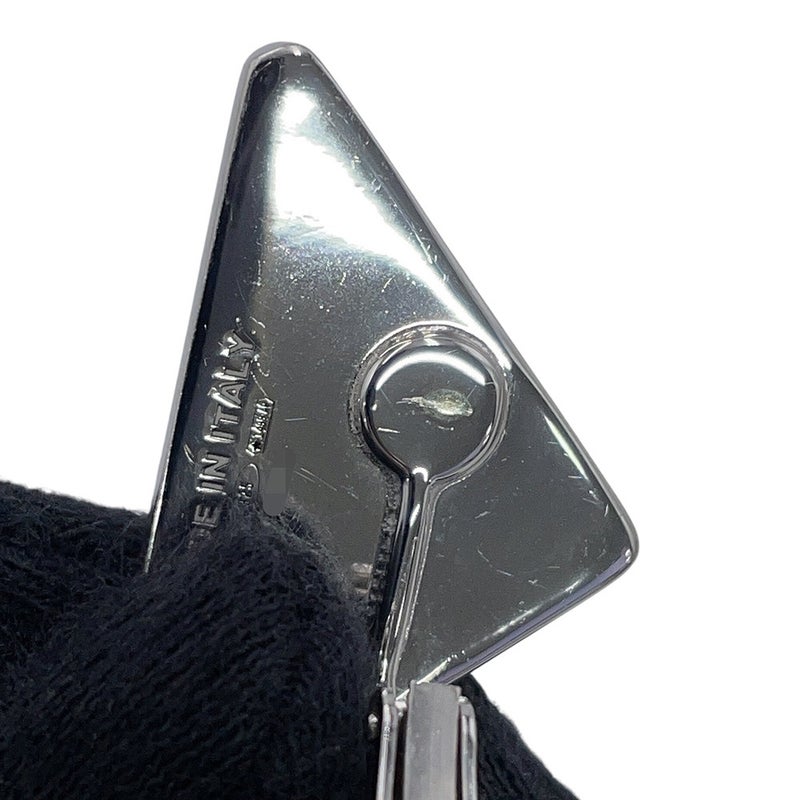 プラダ イヤリング プラダ シンボル 左耳用 イヤリング メタル エナメル 1JO722 PRADA アクセサリー 片耳用