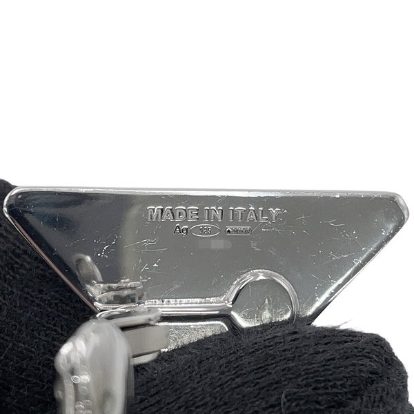 プラダ イヤリング プラダ シンボル 左耳用 イヤリング メタル エナメル 1JO722 PRADA アクセサリー 片耳用
