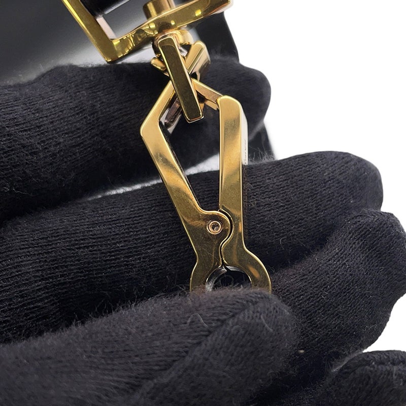 サンローランパリ ハンドバッグ マンハッタン トップハンドル ボックスカーフ 747248 SAINT LAURENT PARIS バッグ 黒