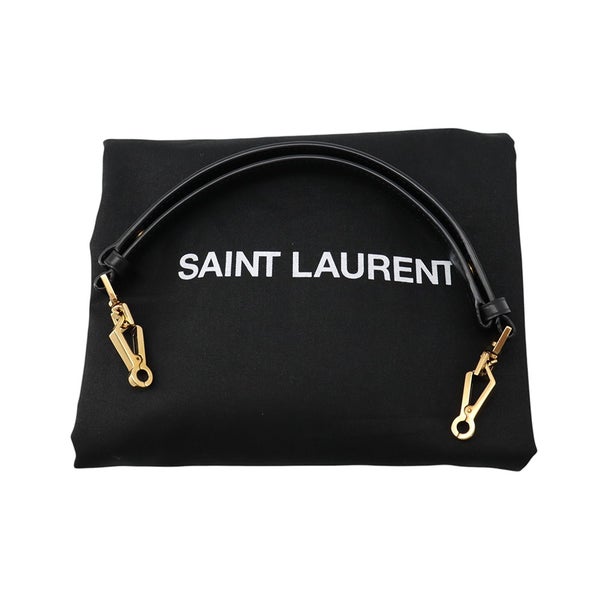 サンローランパリ ハンドバッグ マンハッタン トップハンドル ボックスカーフ 747248 SAINT LAURENT PARIS バッグ 黒