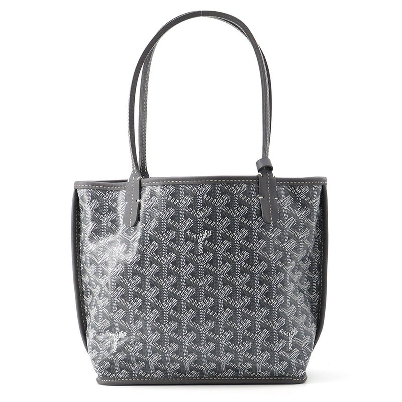 ゴヤール トートバッグ アンジュ ミニ リバーシブル PVC ANJCROMINCG51TY51P GOYARD ポーチ付き