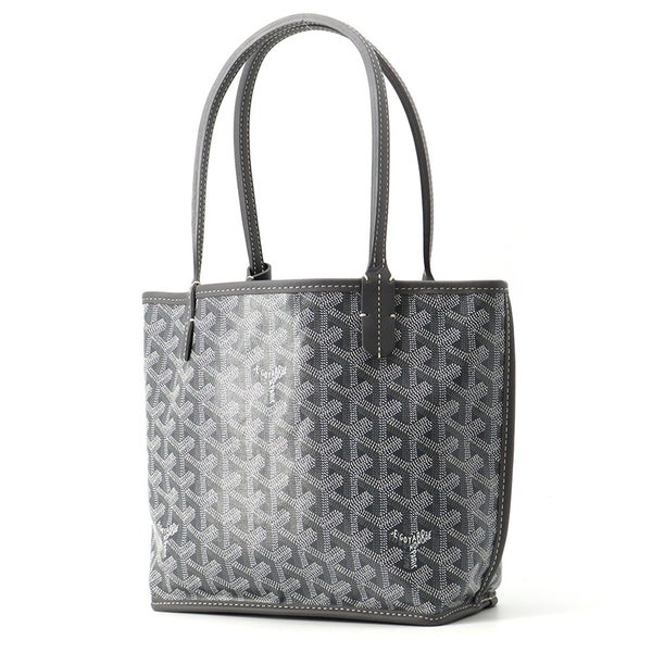 ゴヤール トートバッグ アンジュ ミニ リバーシブル PVC ANJCROMINCG51TY51P GOYARD ポーチ付き