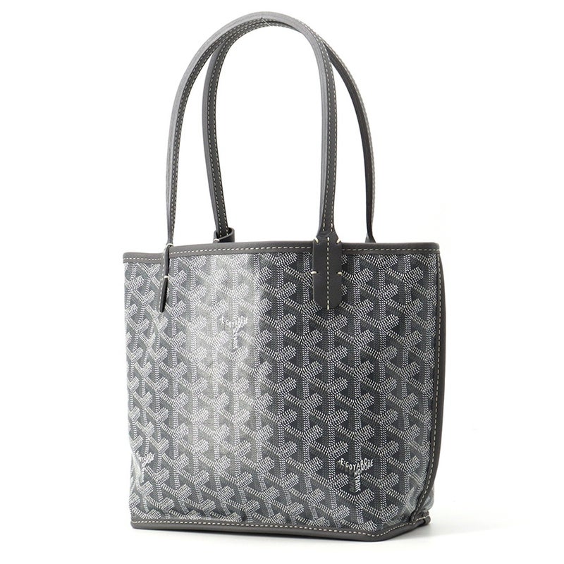 ゴヤール トートバッグ アンジュ ミニ リバーシブル PVC ANJCROMINCG51TY51P GOYARD ポーチ付き