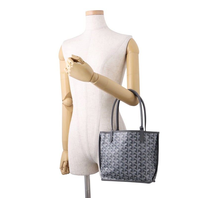 ゴヤール トートバッグ アンジュ ミニ リバーシブル PVC ANJCROMINCG51TY51P GOYARD ポーチ付き