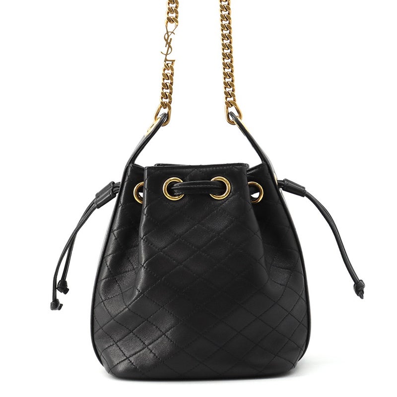 サンローランパリ ショルダーバッグ スモール カサンドル キルティング バケットバッグ ラムスキン 840886 SAINT LAURENT PARIS バッグ