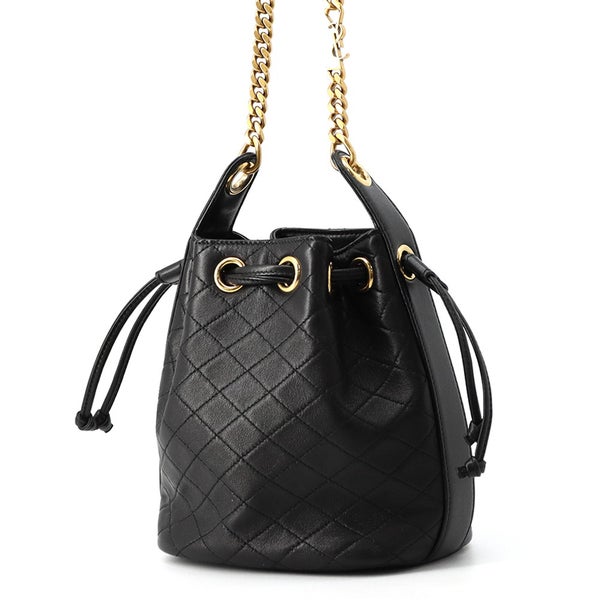 サンローランパリ ショルダーバッグ スモール カサンドル キルティング バケットバッグ ラムスキン 840886 SAINT LAURENT PARIS バッグ
