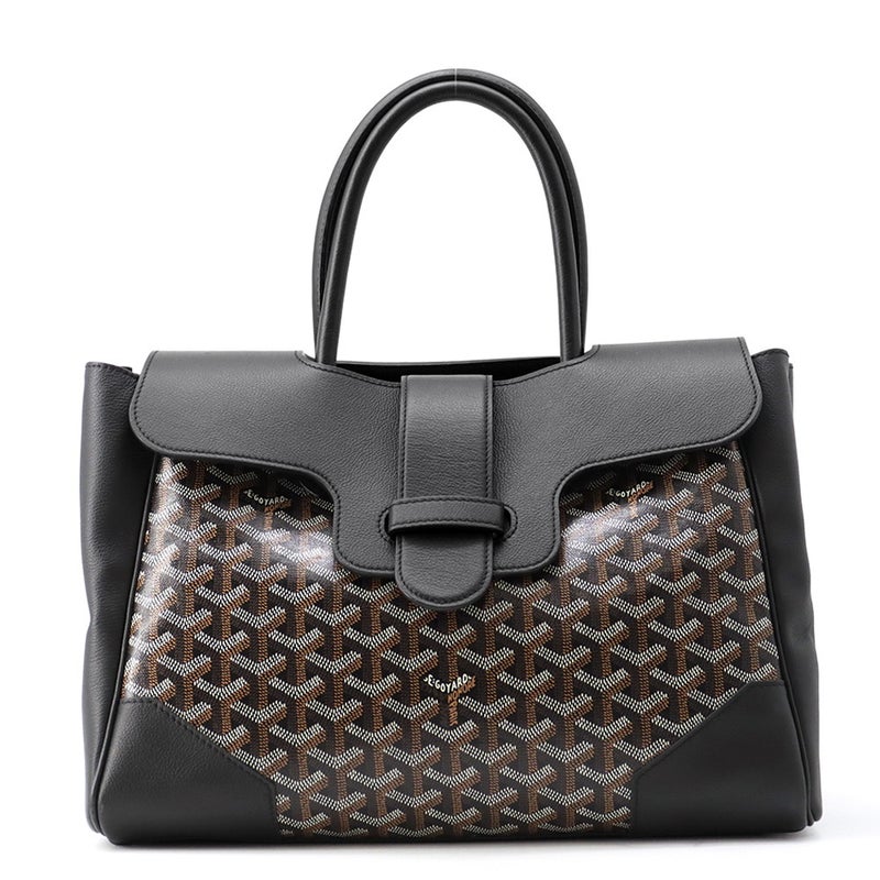 ゴヤール ハンドバッグ サイゴン レザー SAIGOCMMLTY01CL01P GOYARD バッグ 黒