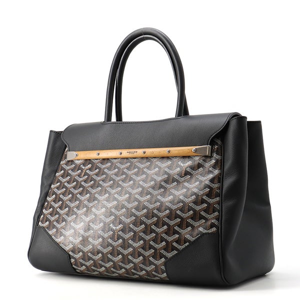 ゴヤール ハンドバッグ サイゴン レザー SAIGOCMMLTY01CL01P GOYARD バッグ 黒
