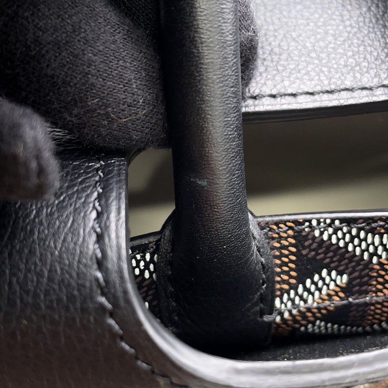 ゴヤール ハンドバッグ サイゴン レザー SAIGOCMMLTY01CL01P GOYARD バッグ 黒