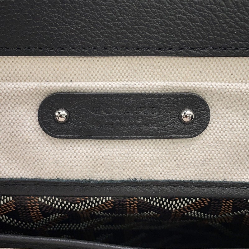 ゴヤール ハンドバッグ サイゴン レザー SAIGOCMMLTY01CL01P GOYARD バッグ 黒