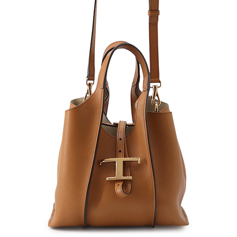 トッズ ハンドバッグ Tタイムレス  ミニ レザー TOD'S ２wayショルダー