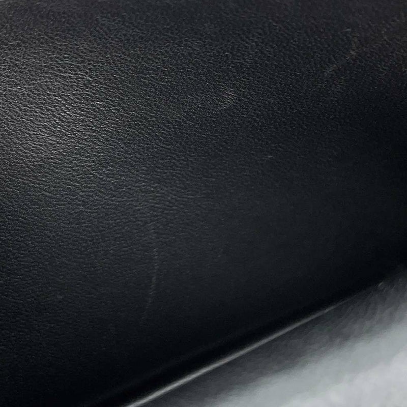 エルメス 長財布 ベアンスフレ ブラック/シルバー金具 アリゲーターマット T刻印 財布 黒