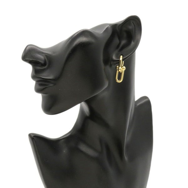 ティファニー ピアス ハードウェア ミディアム リンク ピアス K18YG 73584531 Tiffany&Co. ジュエリー