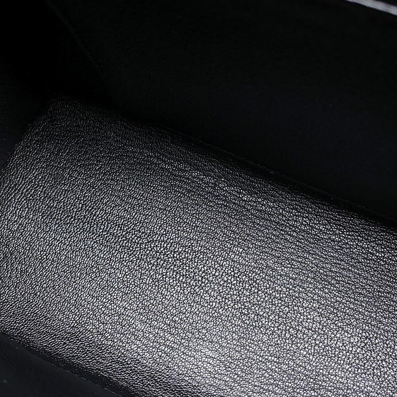 エルメス ハンドバッグ ケリー25 外縫い ブラック/ゴールド金具 エプソン U刻印 2wayショルダー 黒