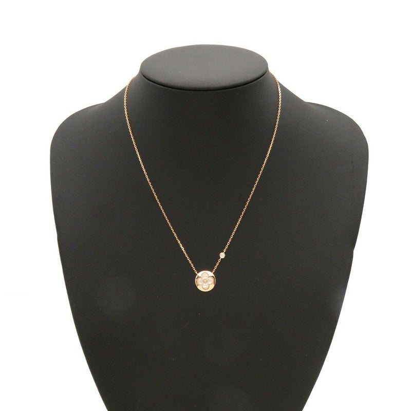 ルイヴィトン ネックレス サン カラー フロッサムBB ダイヤモンド 1P 約0.04ct マザーオブパール Q03789 ペンダント