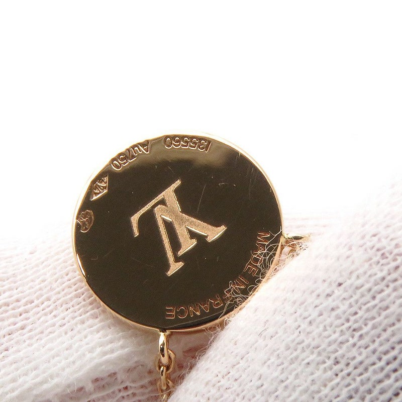 ルイヴィトン ネックレス サン カラー フロッサムBB ダイヤモンド 1P 約0.04ct マザーオブパール Q03789 ペンダント