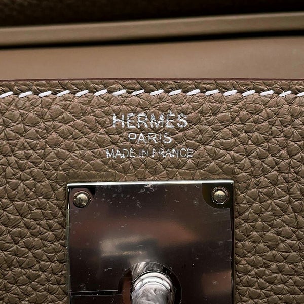 エルメス ボディバッグ ケリー アッカドPM エトゥープ/シルバー金具 トゴ K刻印 メンズ