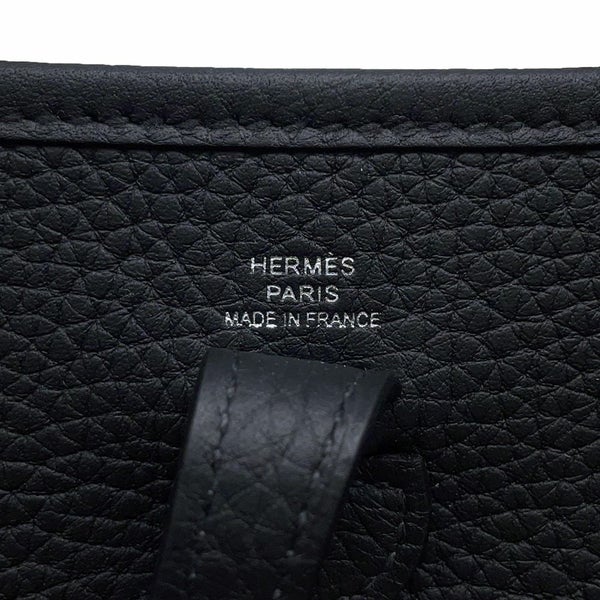エルメス エブリンTPM アマゾン ブラック/シルバー金具 トリヨンクレマンス K刻印 黒