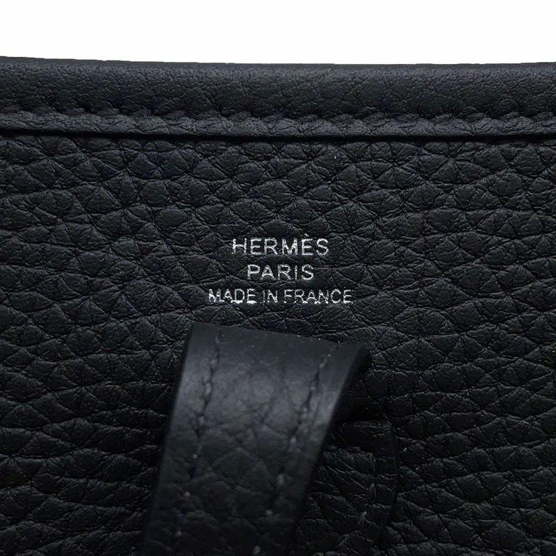 エルメス エブリンTPM アマゾン ブラック/シルバー金具 トリヨンクレマンス K刻印 黒